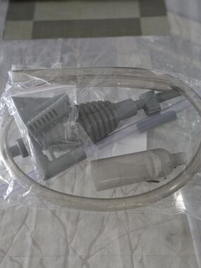 Clear Gray Plastic Tubing Set - To Clean Fish Tank . Hose and Attachments.